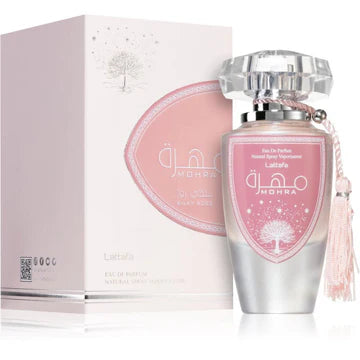 Lattafa Mohra Silky Rose Eau de Parfum da donna 100 ml