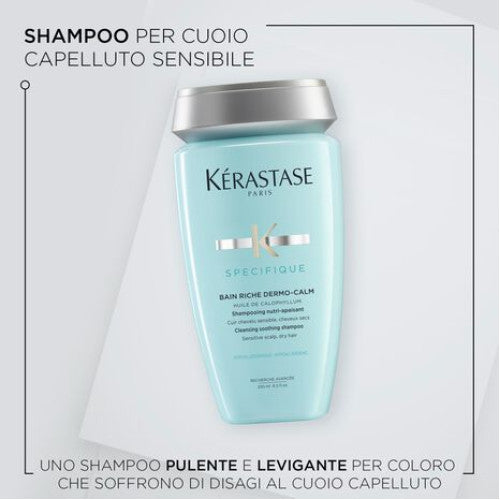 Kerastase Specifique Bain Riche Dermo Calm 250ml - shampoo lenitivo e purificante