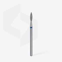 Punta diamantata Fiamma Appuntita, blu, diametro 2.1 mm - lunghezza punta 8 mm