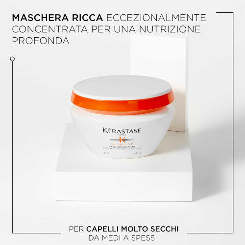 Kerastase Nutritive Masque Intense Riche 200ml - maschera idratante capelli secchi e grossi