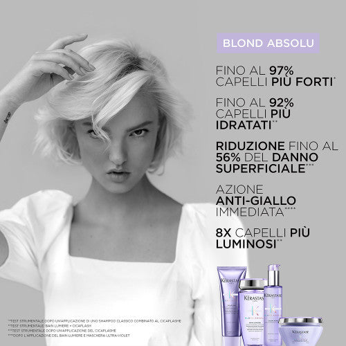 Kerastase Blond Absolu Masque Ultra Violet 200ml - maschera antigiallo capelli biondi, grigi, bianchi