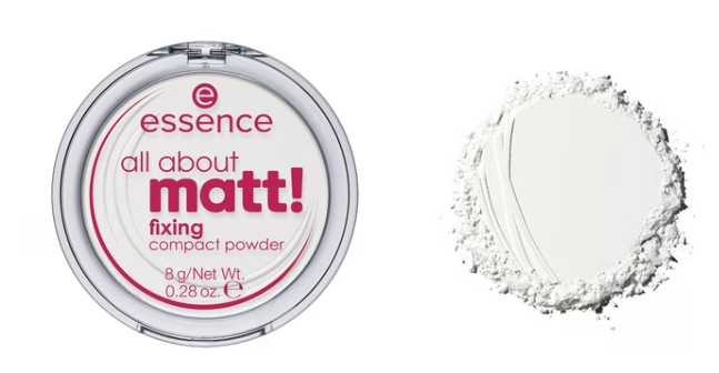 Essence all about matt! fixing cipria viso effetto opacizzante