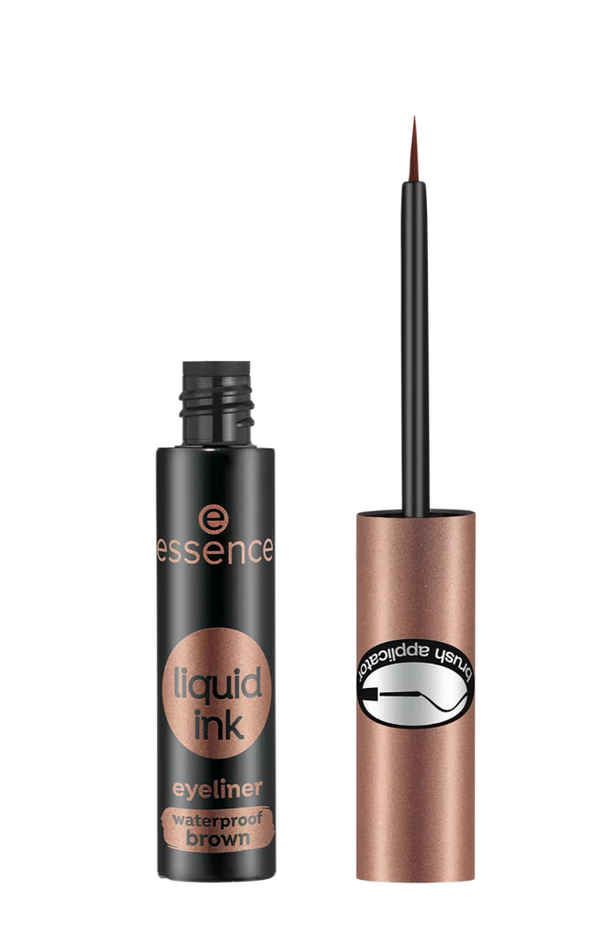 Essence liquid ink brown eyeliner occhi resistente all'acqua