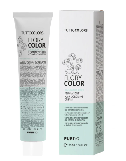 PURING Tinta per capelli permanente FloryColor Senza Ammoniaca - 100 ml