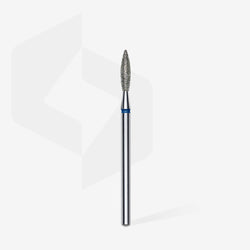 Punta diamantata Fiamma, blu, diametro 2.3 mm - lunghezza punta 10 mm