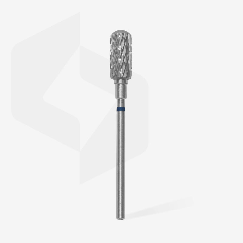 punta Carbide Cilindro Tondo sicuro, blu, diametro 6 mm - lunghezza punta 14 mm