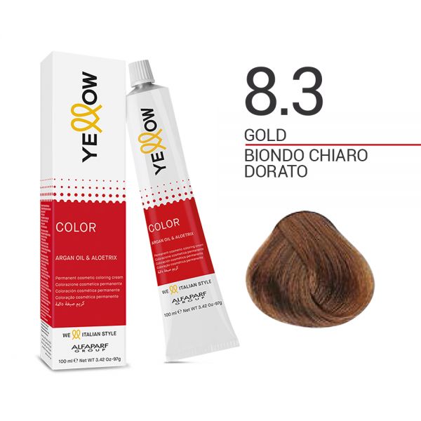 YELLOW COLOR Tinta in Crema - ALFAPARF - 100ml