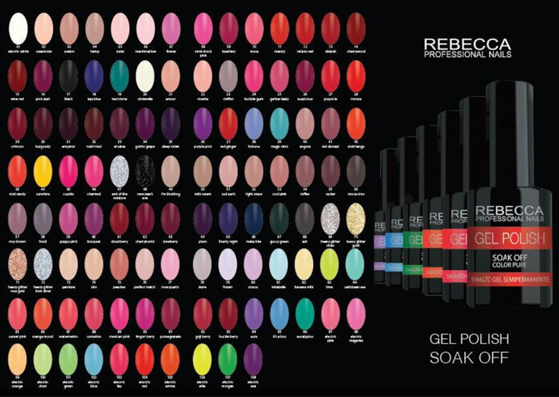 Rebecca GEL POLISH Smalto Semipermanente 5 ml col. 144-218