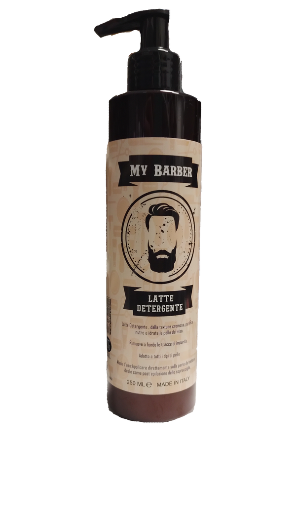 My Barber Latte detergente viso purifica e idrata la pelle adatto a tutti i tipi di pelle 250 ml